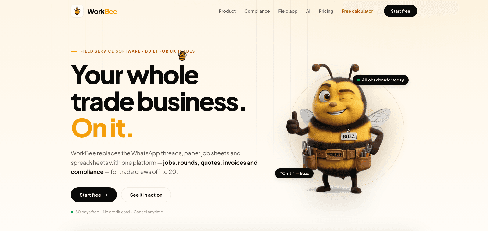 WorkBee, built by Xymel