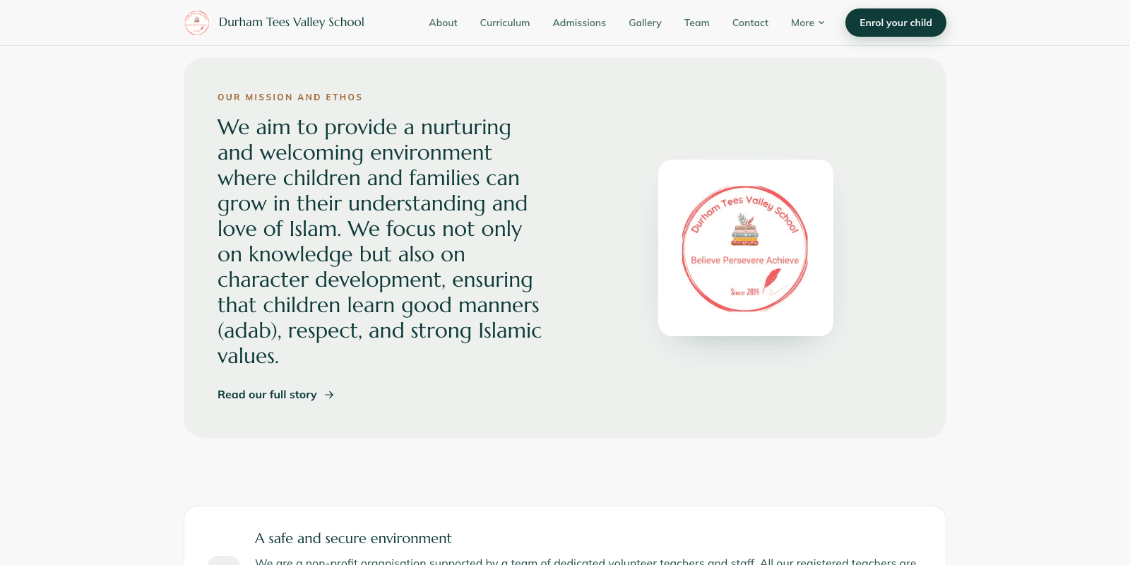 Durham Tees Valley School screenshot