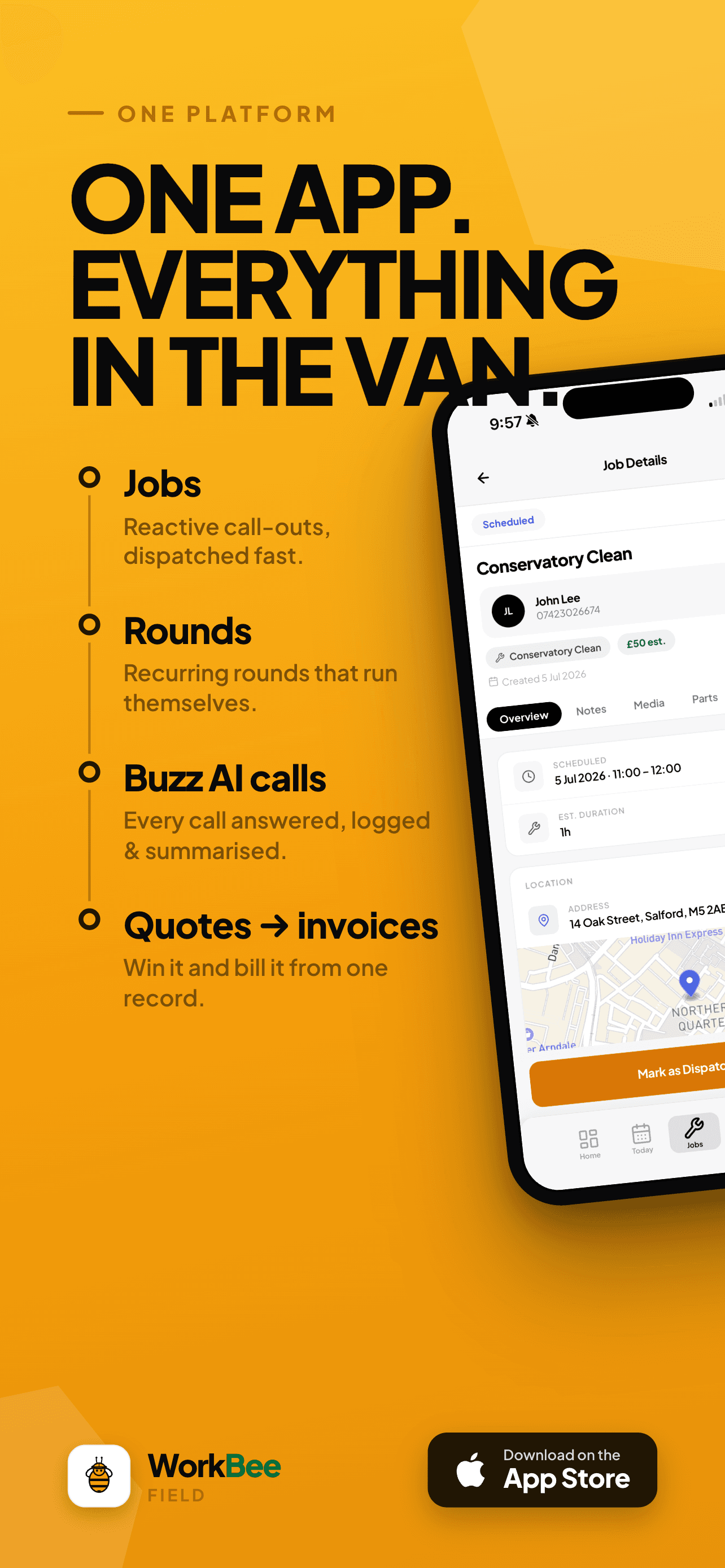WorkBee screenshot
