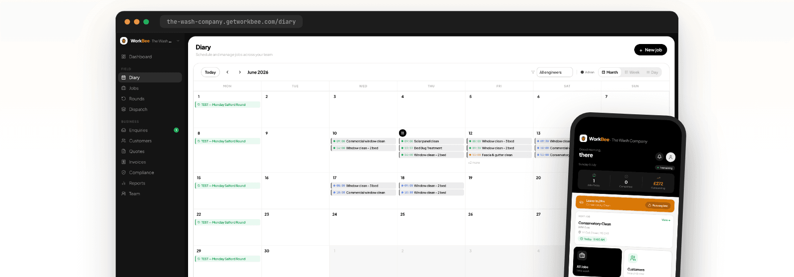 WorkBee screenshot